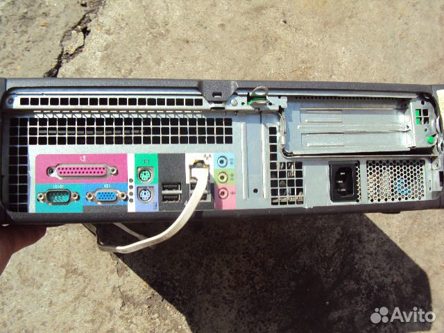 Старинный горизонтальный компьютер dell jxmhy1J
