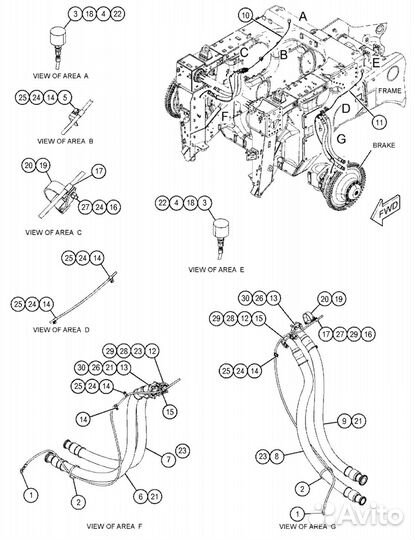 Воздушный фильтр Caterpillar (CAT) 9C4937