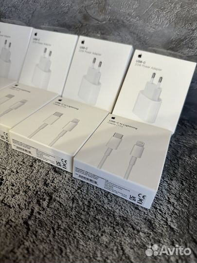 Зарядка 20w на iPhone блок+кабель оригинал новая
