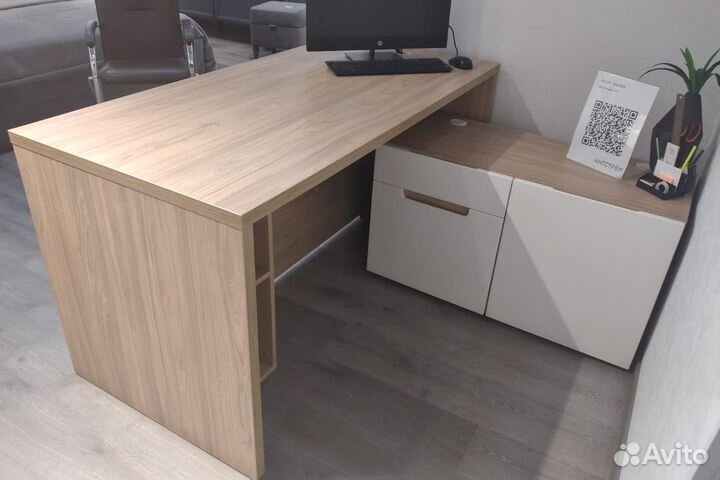 Компьютерный стол Ангстрем Анри + тумба Анри