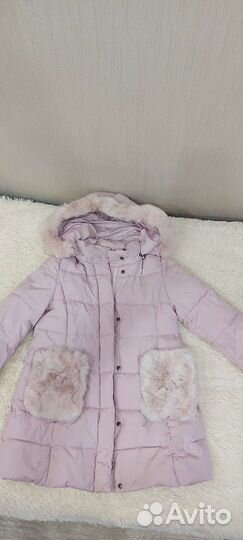 Зимняя куртка для девочки 128