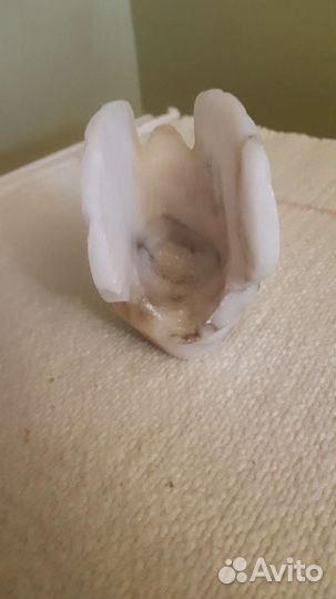 Мраморная пепельница Лебедь