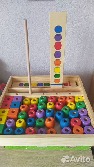 Конструктор и сортер деревянные