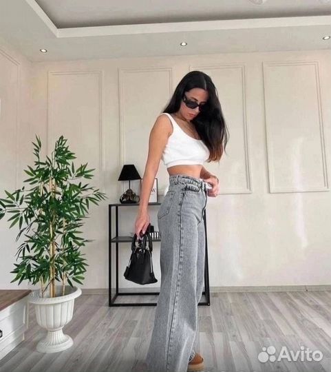 Джинсы клёш женские 2 цвета