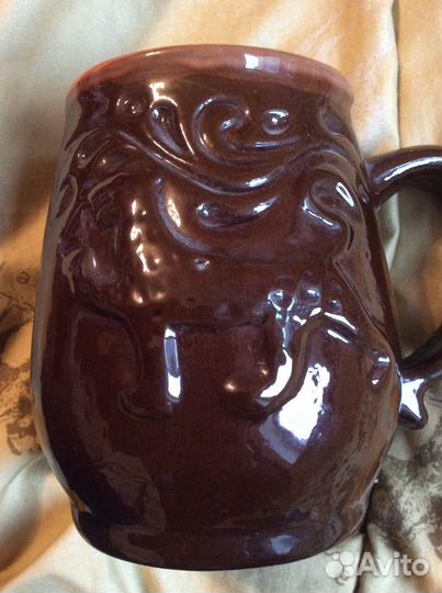 Глиняная кружка Псков (новая)