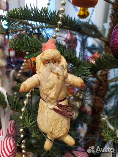 Ватные довоенные ёлочные игрушки 30-40гг