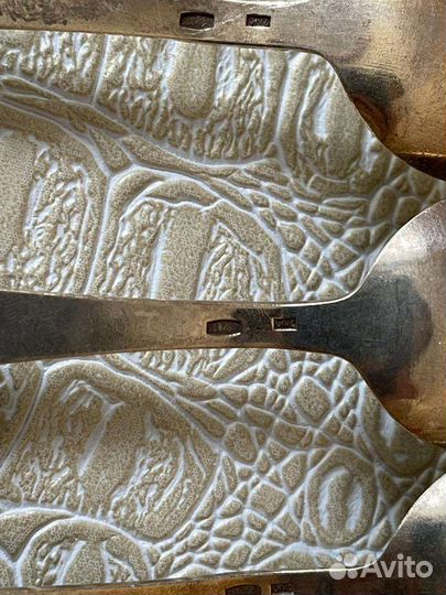 Серебряные ложки 875 со звездой