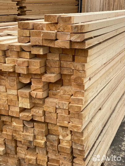 Доска обрезная 50х150х6000мм