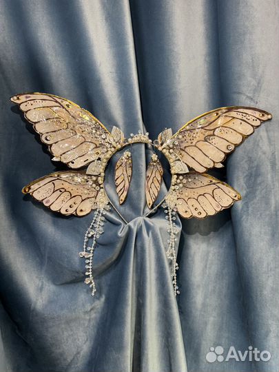 Украшение на голову крылья бабочка