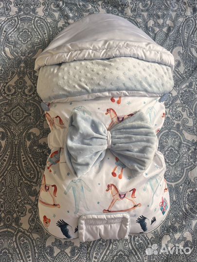 Конверт на выписку для мальчика зима