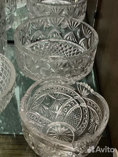 Конфетница, вазы, хрустальные чаши СССР