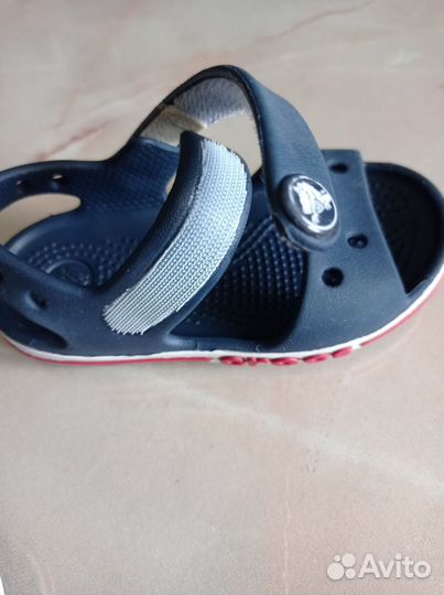 Сандалики crocs оригинал 21-22 размер синие