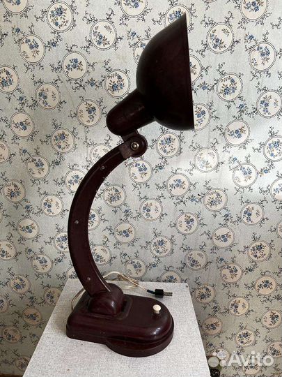 Настольная лампа СССР карболит