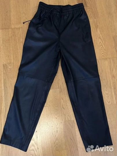 Кожаные брюки lime