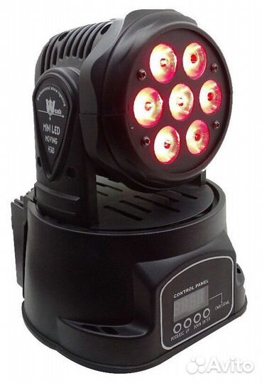 Головы LED 8шт Wash Rgbw Mic DMX Strob Светомузыка