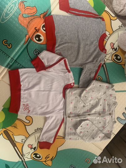 Вещи пакетом на девочку 74-80-86