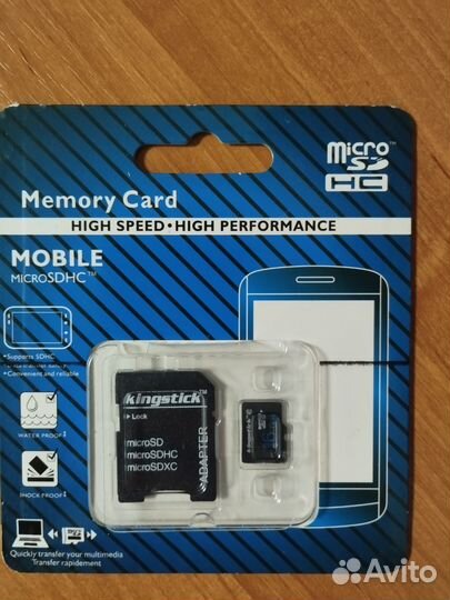 Карта памяти microsdhc 16 Гб