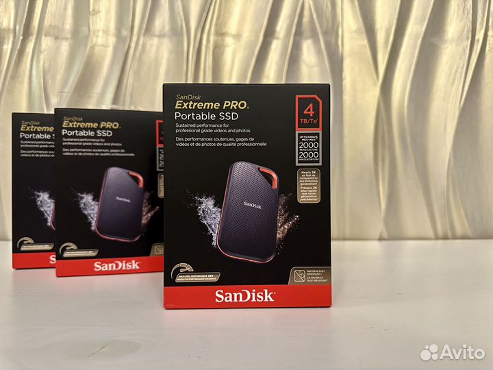 Внешний Sandisk 4TB Extreme PRO Portable SSD V2