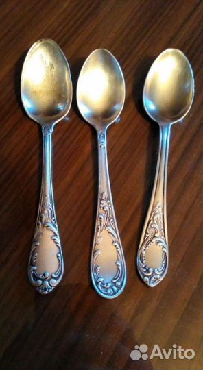 Мельхиоровые чайные ложки(мнц), цена за 3-и ложки