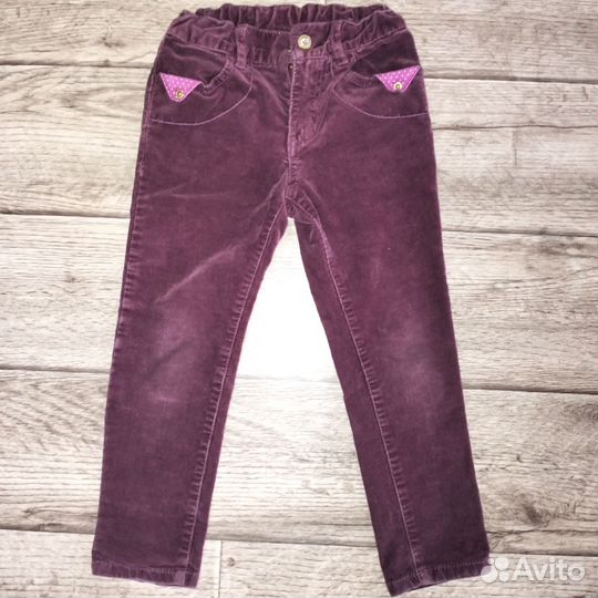 Джинсы вельветовые на рост 110
