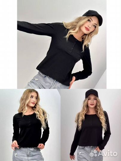 Новый женский лонгслив кофта