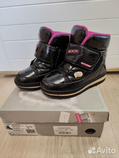 Ботинки зимние для девочки 28 размер