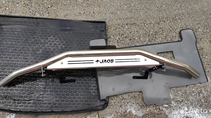 Защита переднего бампера jaos для Pajero 4