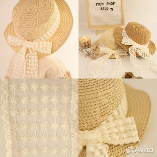 Шляпа детская от 2 до 6 лет