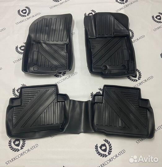 Коврики модельные 3D резиновые MMC Outlander