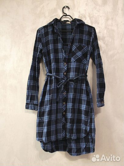 Рубашка удлиненная