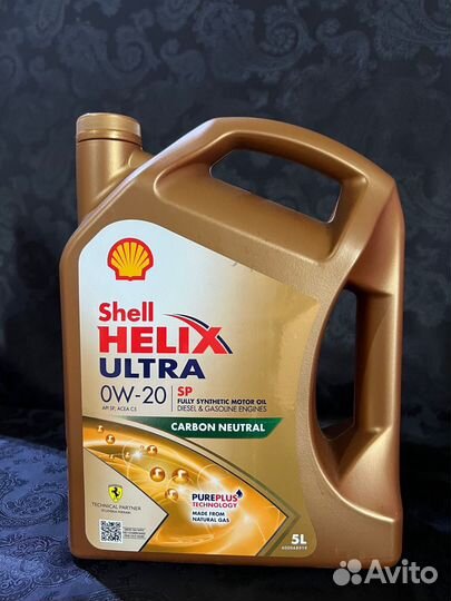 Моторное масло Shell Helix Ultra SP 0W-20 5л