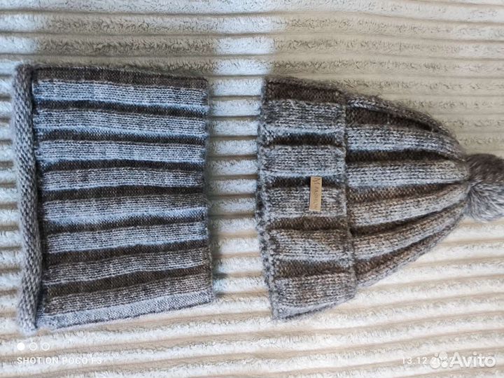 Шапка и снуд для мальчика зима