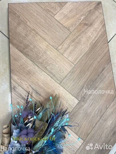 Кварцвиниловый ламинат елочка