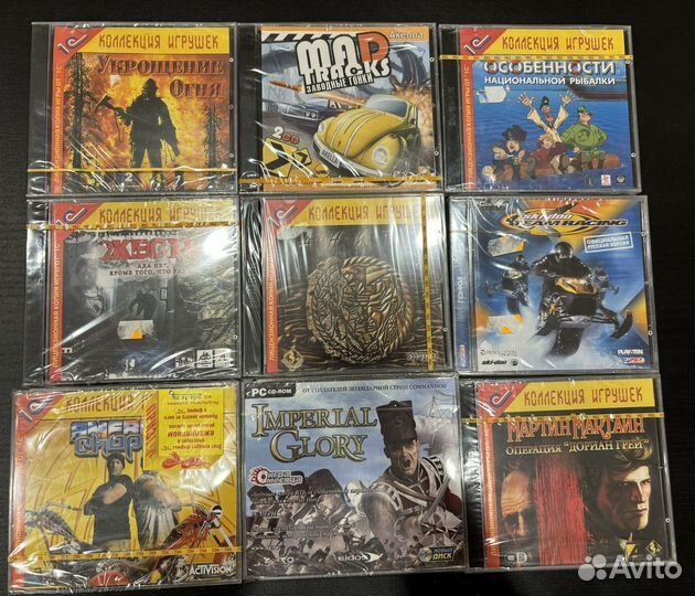 Компьютерные игры в заводской упаковке