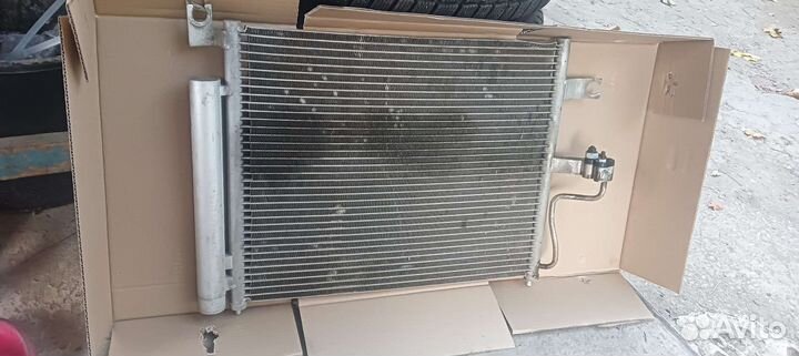 Радиатор кондиционера на hyundai accent
