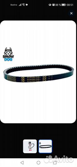 Ремень вариатора Ирбис динго т-150