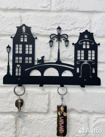 Ключница настенная металлическая подарочная