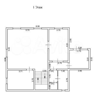 Коттедж 154,9 м² на участке 12 сот.