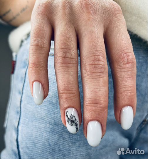Маникюр наращивание