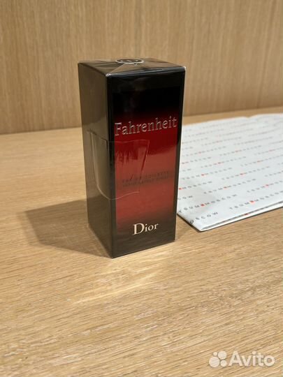 Туалетная вода Dior Fahrenheit 100мл