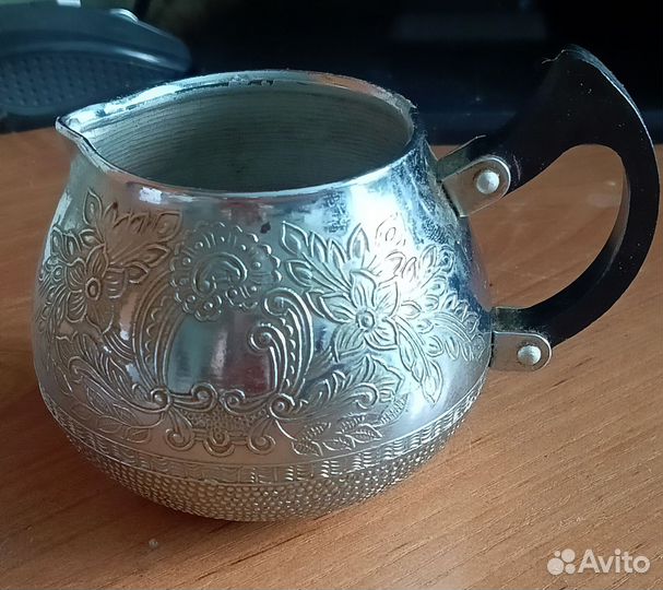Мельхиоровый чайничек СССР