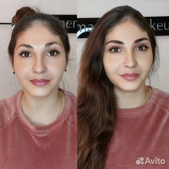 Перманентный макияж/ Пудровое напыление бровей