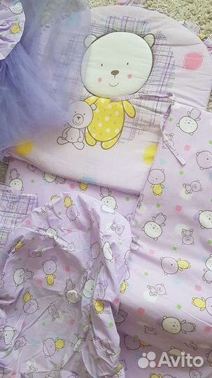 Комплект детского постельного белья (бортики, одея