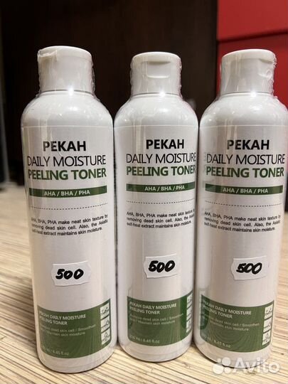 Тоник отшелушивающий pekah