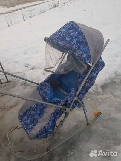 Коляска санки