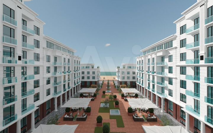 2-к. апартаменты, 41,8 м², 7/10 эт.