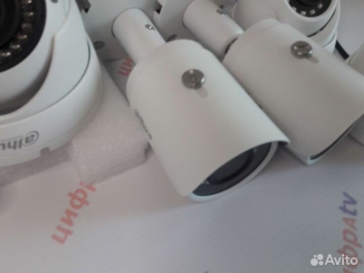 7 Камер видеонаблюдения 4Мп регистратор Dahua