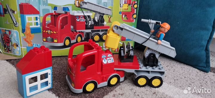 Lego duplo пожарная машина 10592