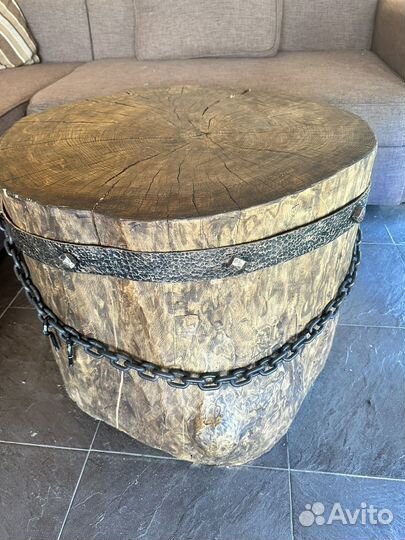 Мебель ручной работы из пня
