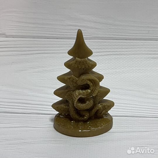 Набор елочных игрушек из эпоксидной смолы 4